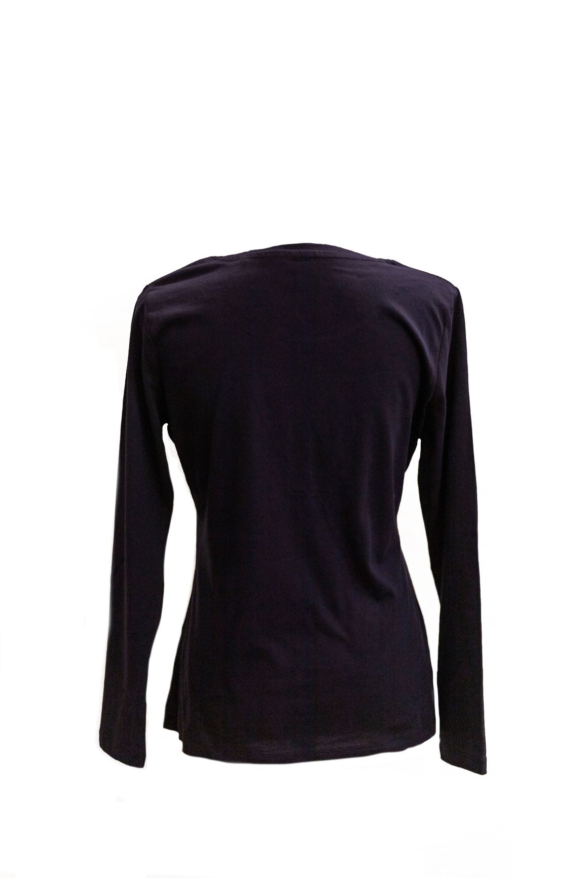 T-shirt manica lunga BLU NAVY Donna